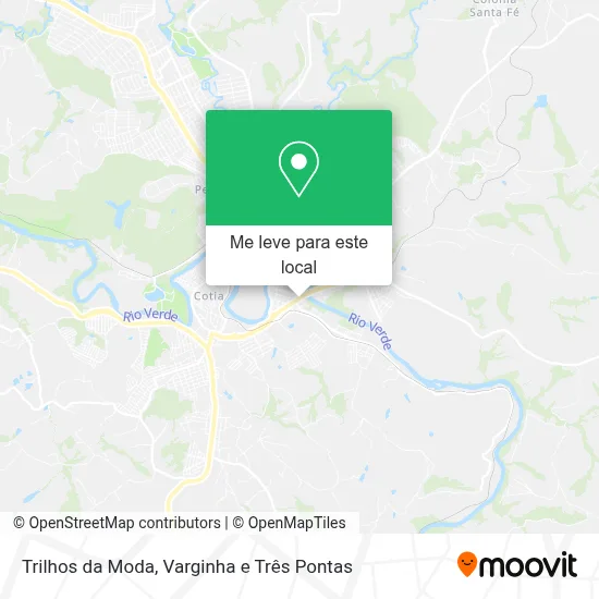 Trilhos da Moda mapa
