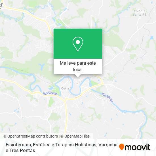Fisioterapia, Estética e Terapias Holísticas mapa