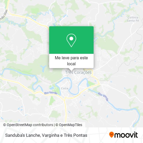 Sanduba's Lanche mapa
