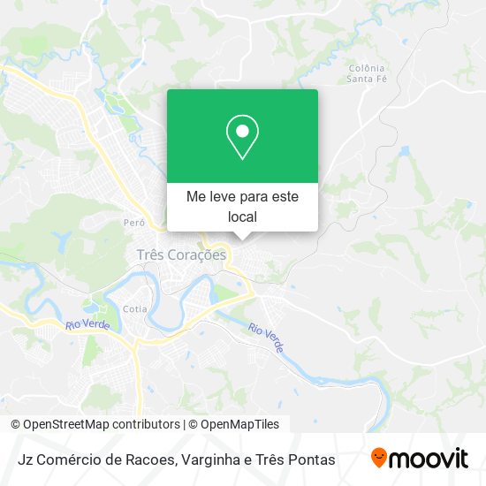 Jz Comércio de Racoes mapa
