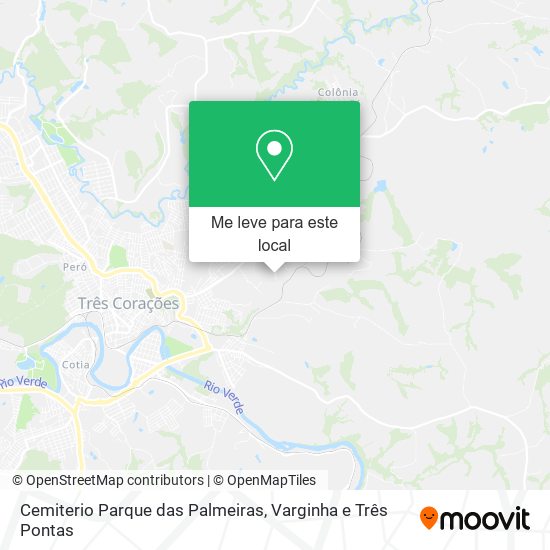 Cemiterio Parque das Palmeiras mapa