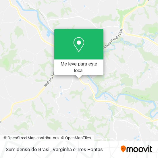Sumidenso do Brasil mapa