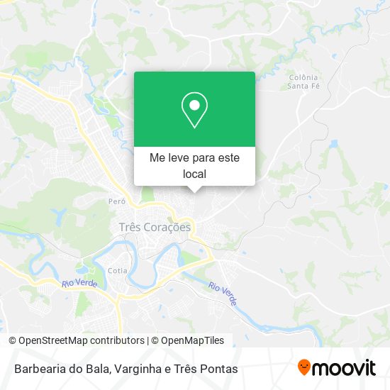 Barbearia do Bala mapa