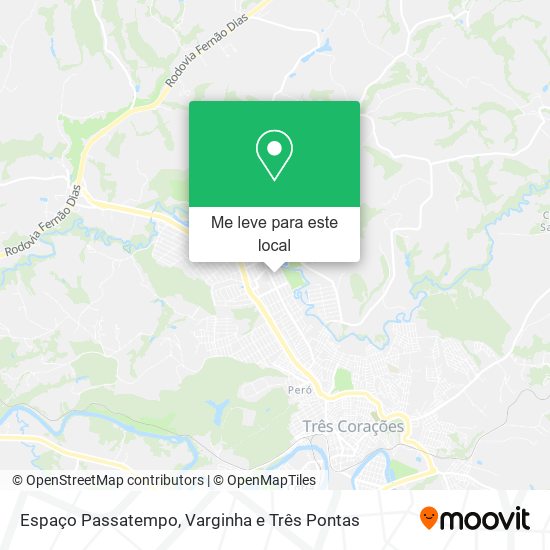 Espaço Passatempo mapa