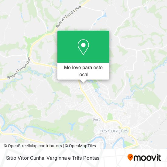 Sitio Vitor Cunha mapa