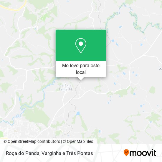 Roça do Panda mapa