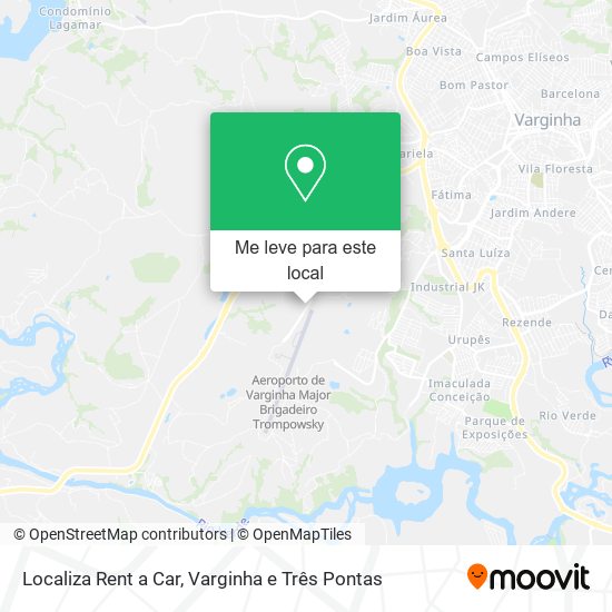 Localiza Rent a Car mapa