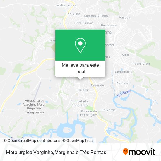 Metalúrgica Varginha mapa