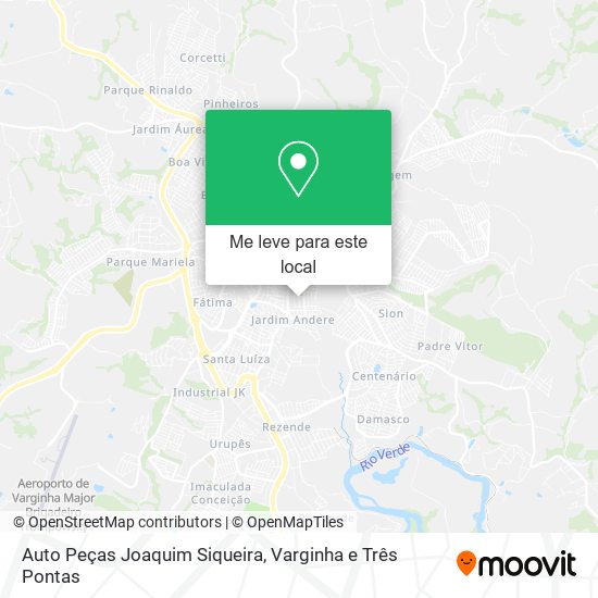 Auto Peças Joaquim Siqueira mapa