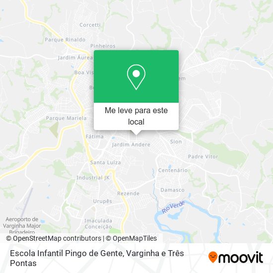 Escola Infantil Pingo de Gente mapa