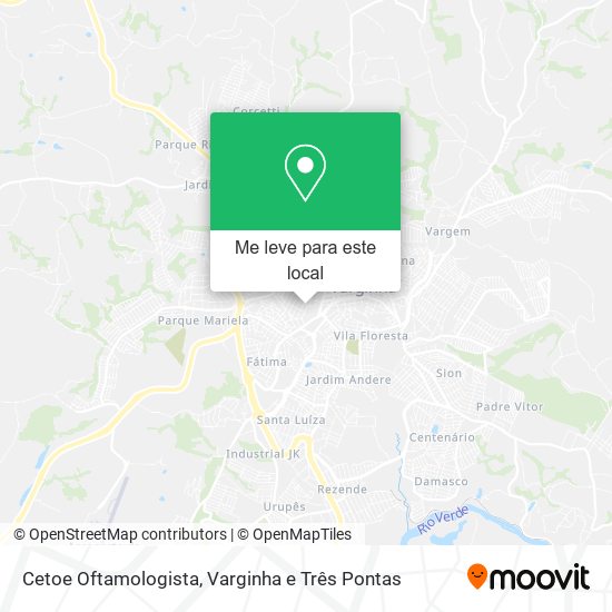 Cetoe Oftamologista mapa