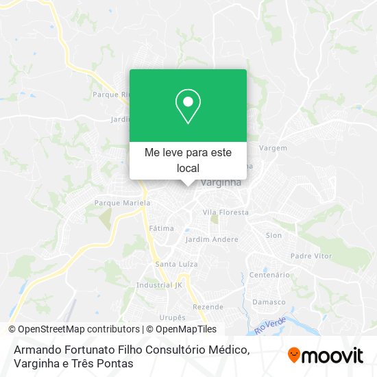 Armando Fortunato Filho Consultório Médico mapa