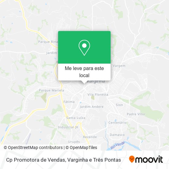 Cp Promotora de Vendas mapa