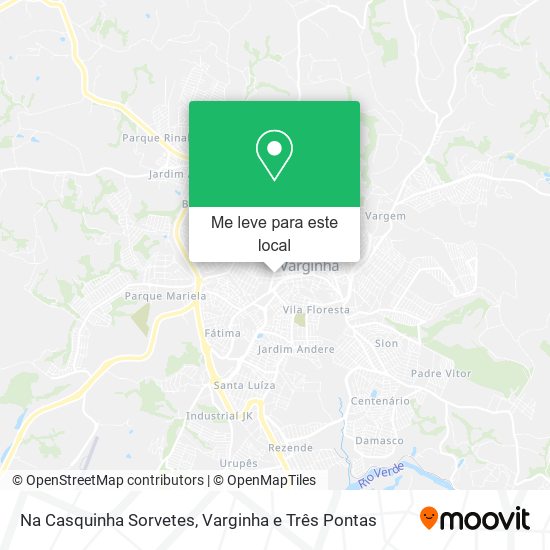 Na Casquinha Sorvetes mapa