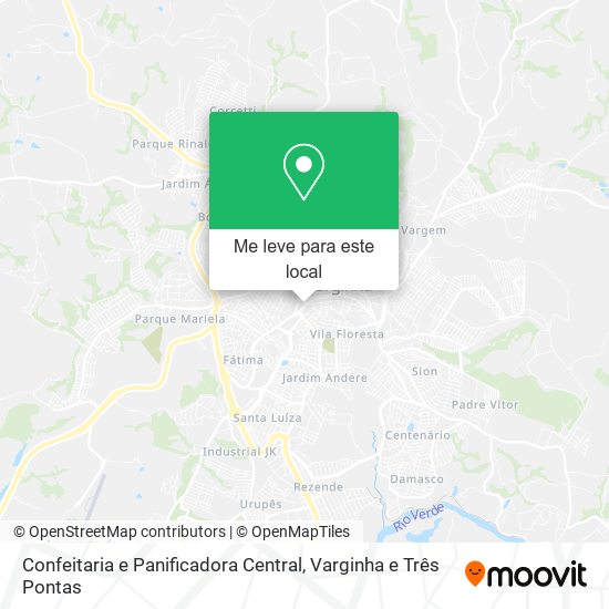 Confeitaria e Panificadora Central mapa