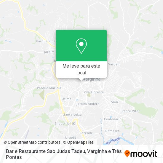 Bar e Restaurante Sao Judas Tadeu mapa