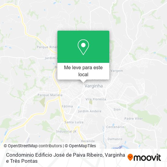 Condominio Edificio José de Paiva Ribeiro mapa