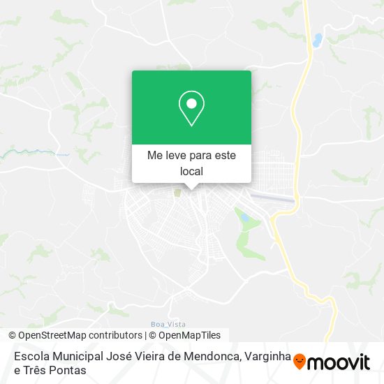 Escola Municipal José Vieira de Mendonca mapa