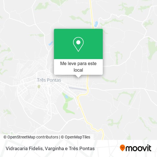 Vidracaria Fidelis mapa