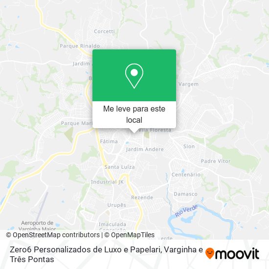 Zero6 Personalizados de Luxo e Papelari mapa