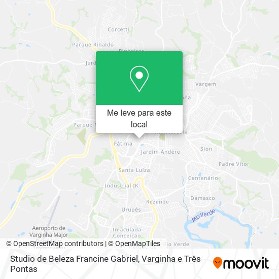Studio de Beleza Francine Gabriel mapa