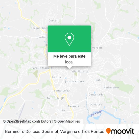Bemineiro Delicias Gourmet mapa