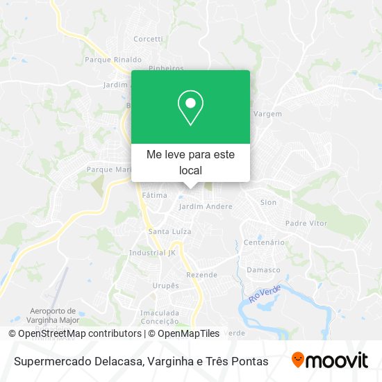 Supermercado Delacasa mapa