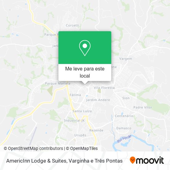 AmericInn Lodge & Suites mapa