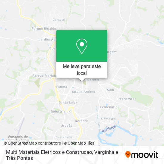 Multi Materiais Eletricos e Construcao mapa