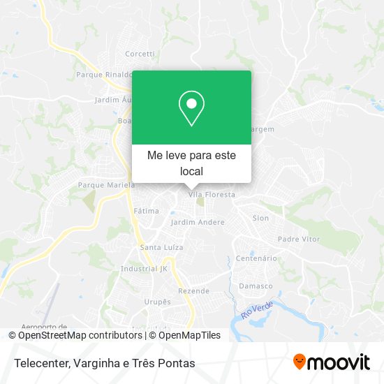 Telecenter mapa