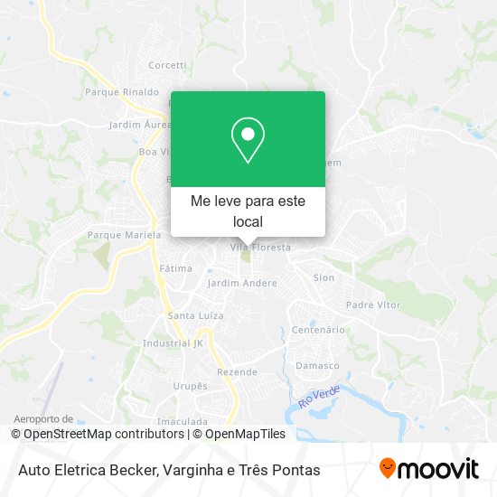 Auto Eletrica Becker mapa