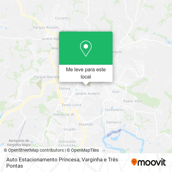 Auto Estacionamento Princesa mapa
