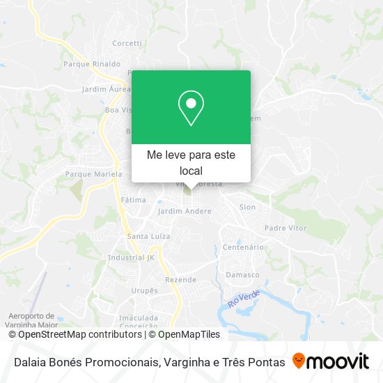 Dalaia Bonés Promocionais mapa