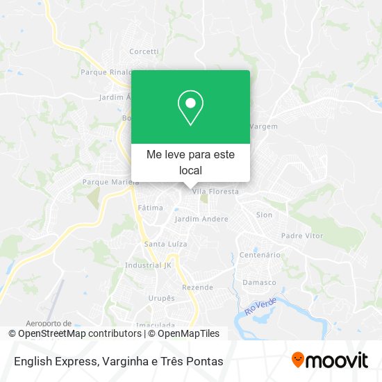 English Express mapa