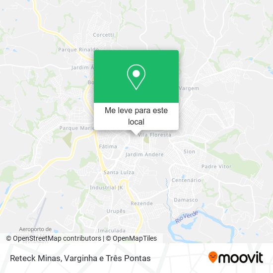 Reteck Minas mapa