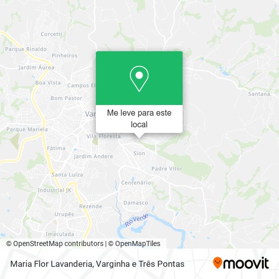 Maria Flor Lavanderia mapa