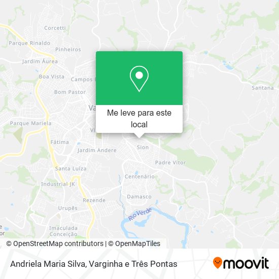 Andriela Maria Silva mapa
