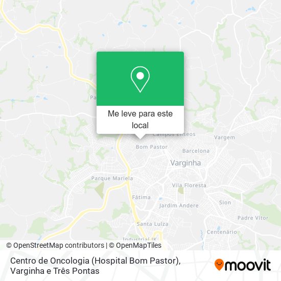 Centro de Oncologia (Hospital Bom Pastor) mapa