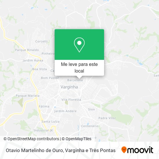 Otavio Martelinho de Ouro mapa