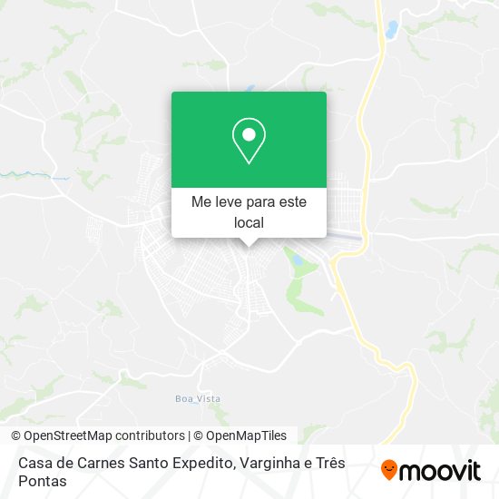 Casa de Carnes Santo Expedito mapa