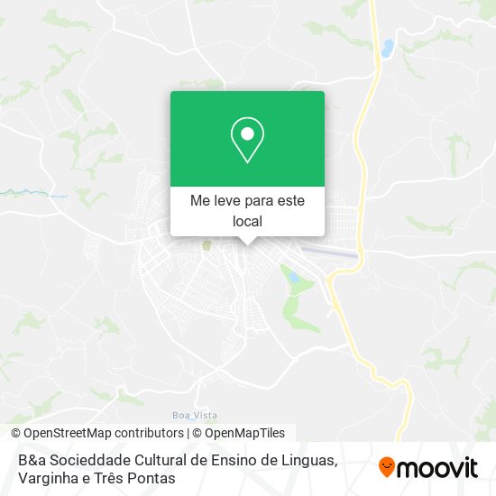 B&a Socieddade Cultural de Ensino de Linguas mapa