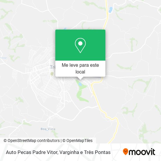 Auto Pecas Padre Vitor mapa