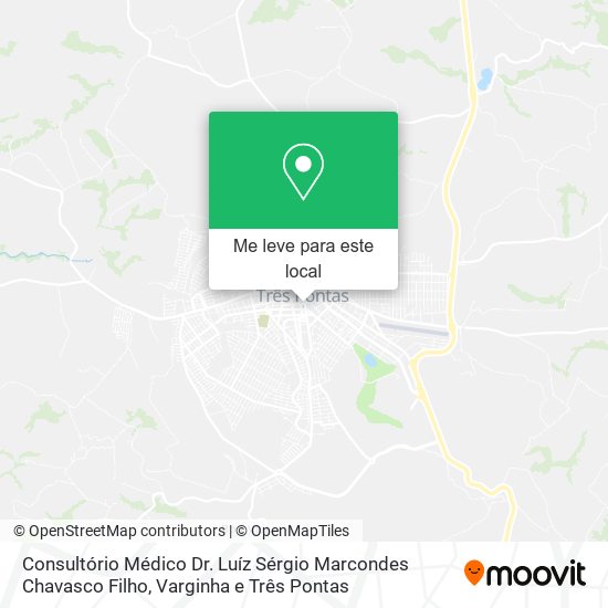 Consultório Médico Dr. Luíz Sérgio Marcondes Chavasco Filho mapa