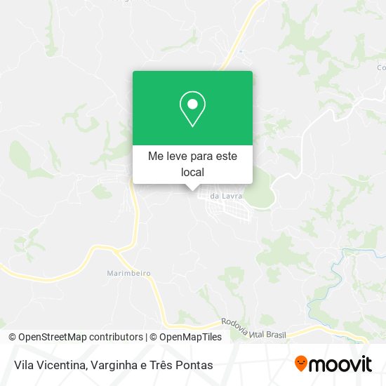Vila Vicentina mapa