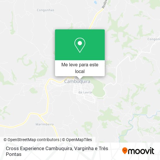 Cross Experience Cambuquira mapa