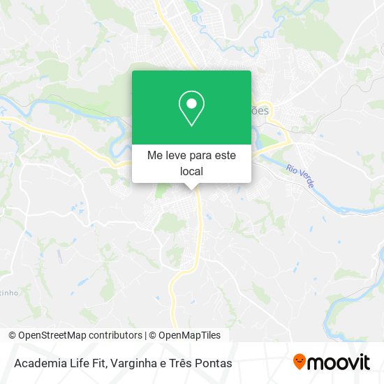 Academia Life Fit mapa