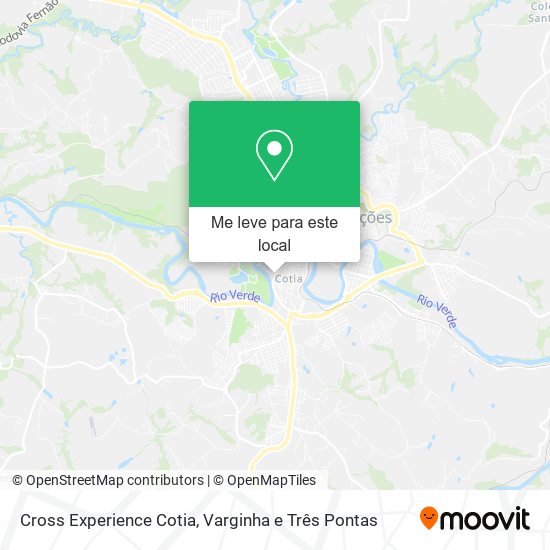 Cross Experience Cotia mapa