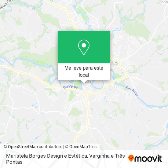 Maristela Borges Design e Estética mapa