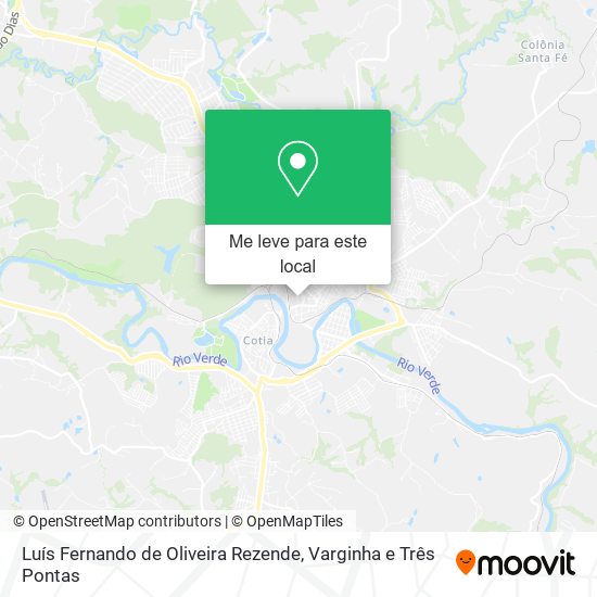 Luís Fernando de Oliveira Rezende mapa