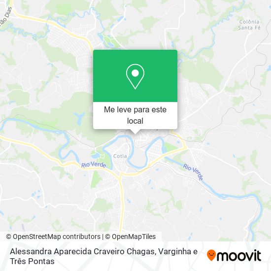 Alessandra Aparecida Craveiro Chagas mapa